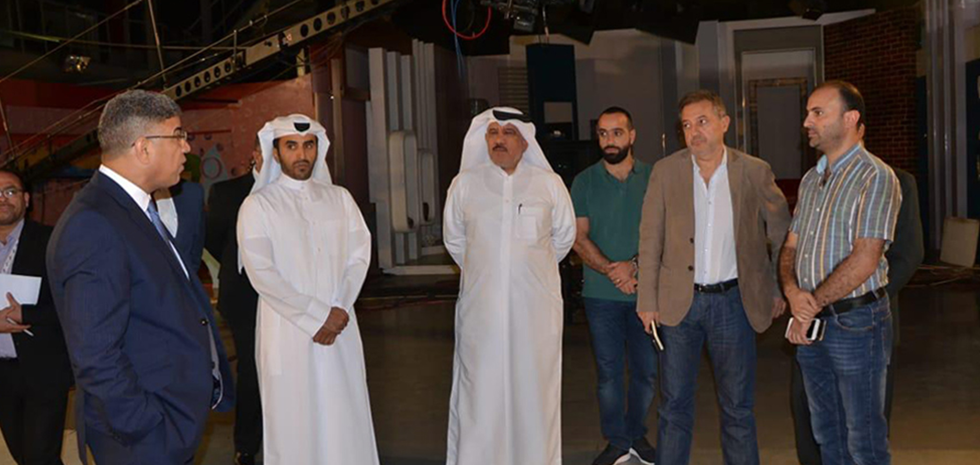 DELEGATES FROM AL-KASS SPORTS CHANNELS VISIT BAGHDAD