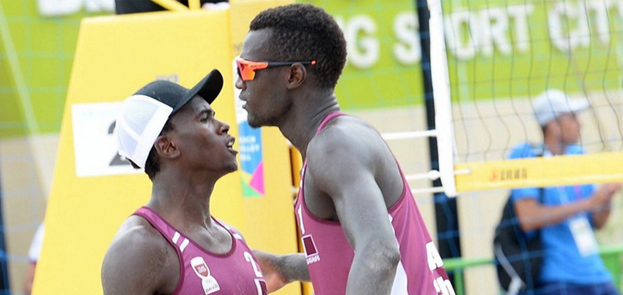 QATAR BEACH VOLLEYBALL TEAM LOSE TO CANADA IN YANGZHOU