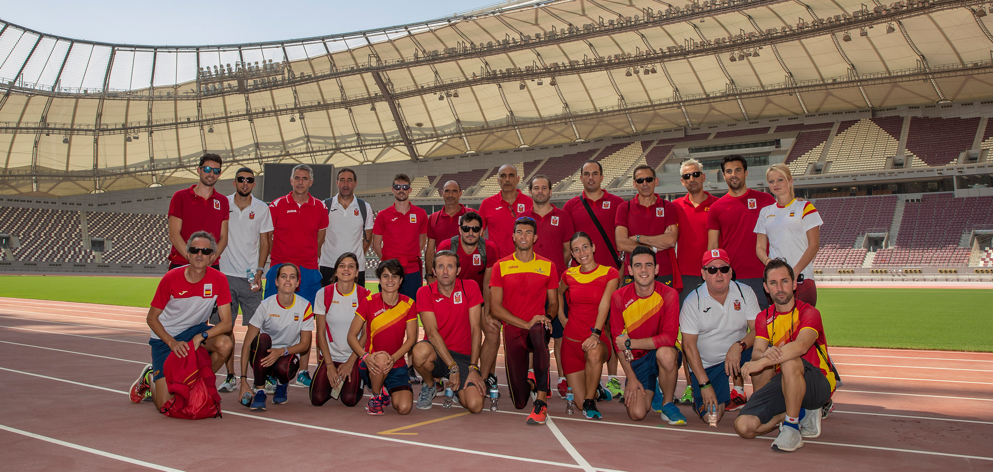 SPANISH ATHLETES BEGIN TRAINING AT ASPIRE