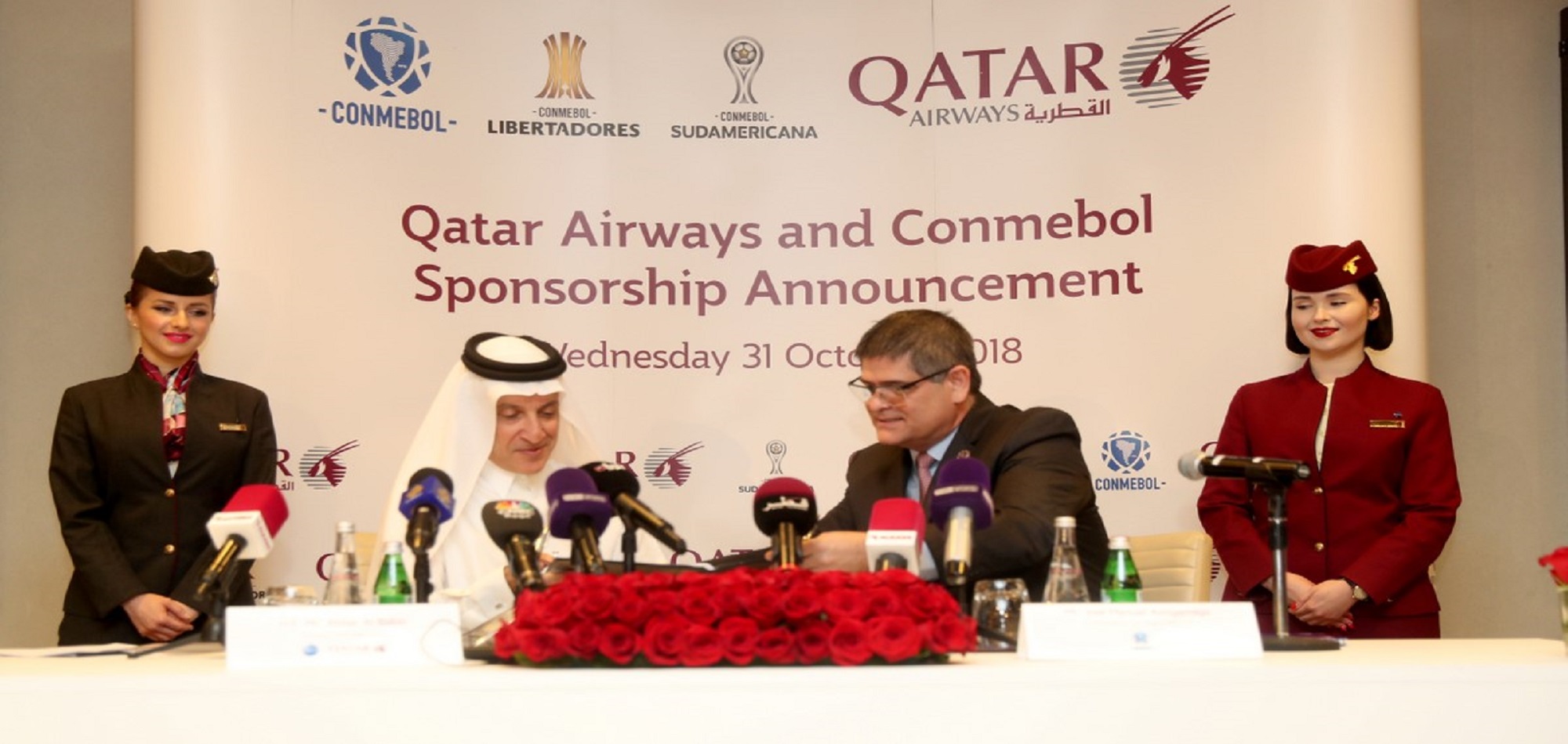 QATAR AIRWAYS ANNOUNCE PARTNERSHIP WITH CONMEBOL