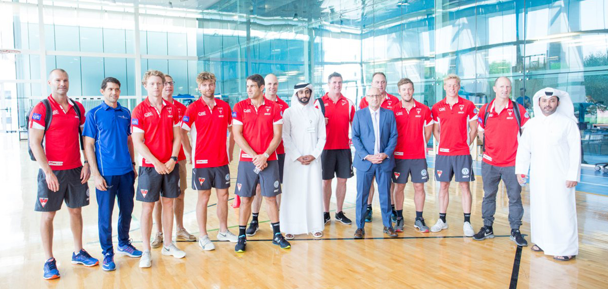 SYDNEY SWANS FOOTBALL CLUB VISIT ASPETAR