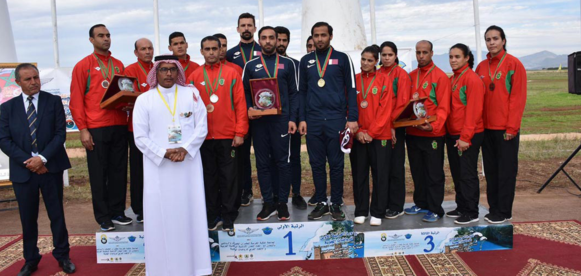 QATAR WINS ARAB PARACHUTE JUMPING CHAMPIONSHIP TITLE