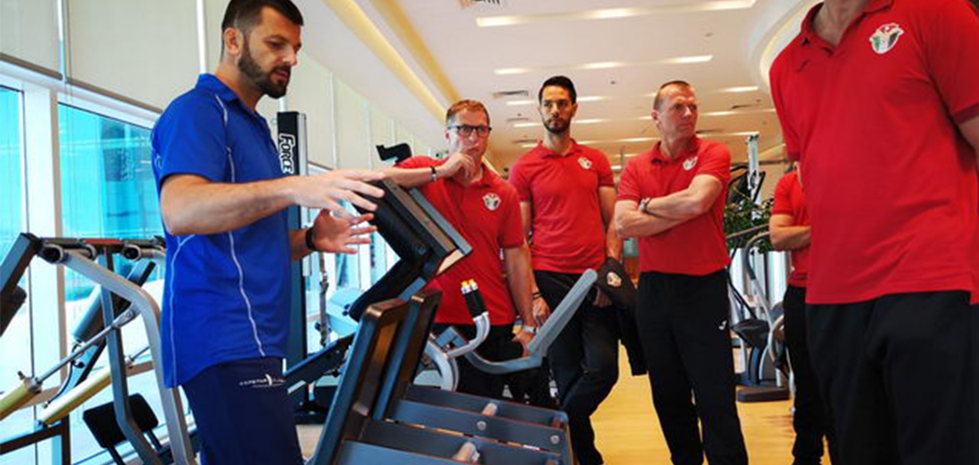 JORDANIAN FA COACHES, MEDICAL STAFF VISIT ASPETAR