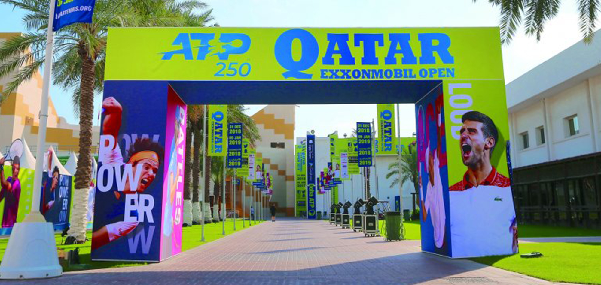 STAGE SET FOR QATAR EXXONMOBIL OPEN