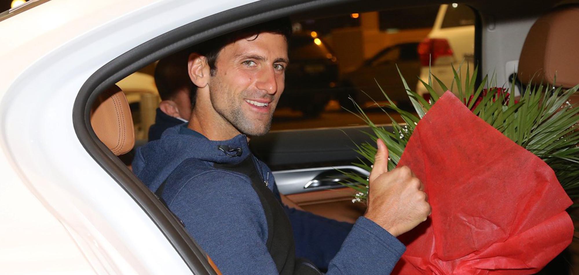 DJOKOVIC ARRIVES FOR A SHOT AT THIRD TITLE IN DOHA