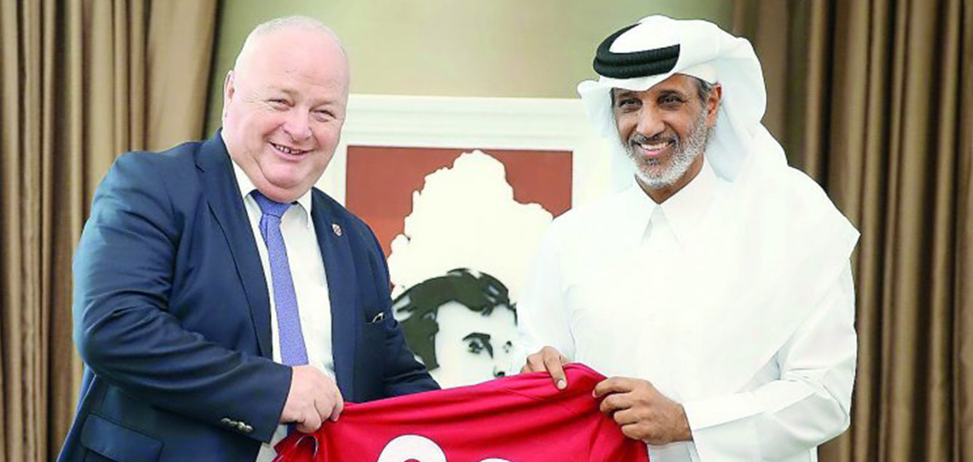 QFA AND NFA DISCUSS WAYS TO BOOST FOOTBALL TIES