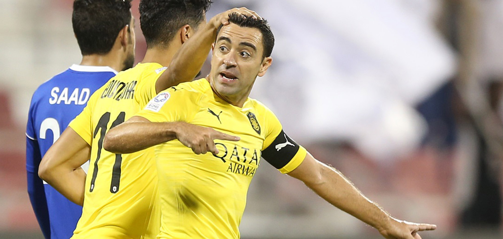 INJURED XAVI OUT OF ACTION FOR ABOUT A MONTH