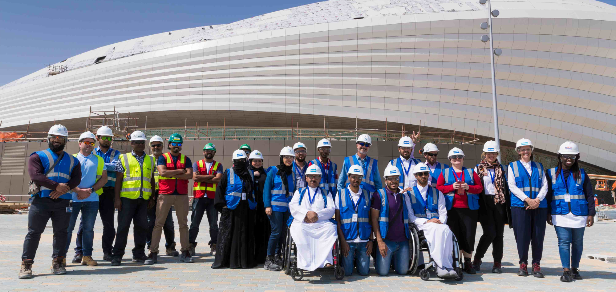 ACCESSIBILITY FORUM MEMBERS PRAISE FACILITIES AT AL WAKRAH STADIUM