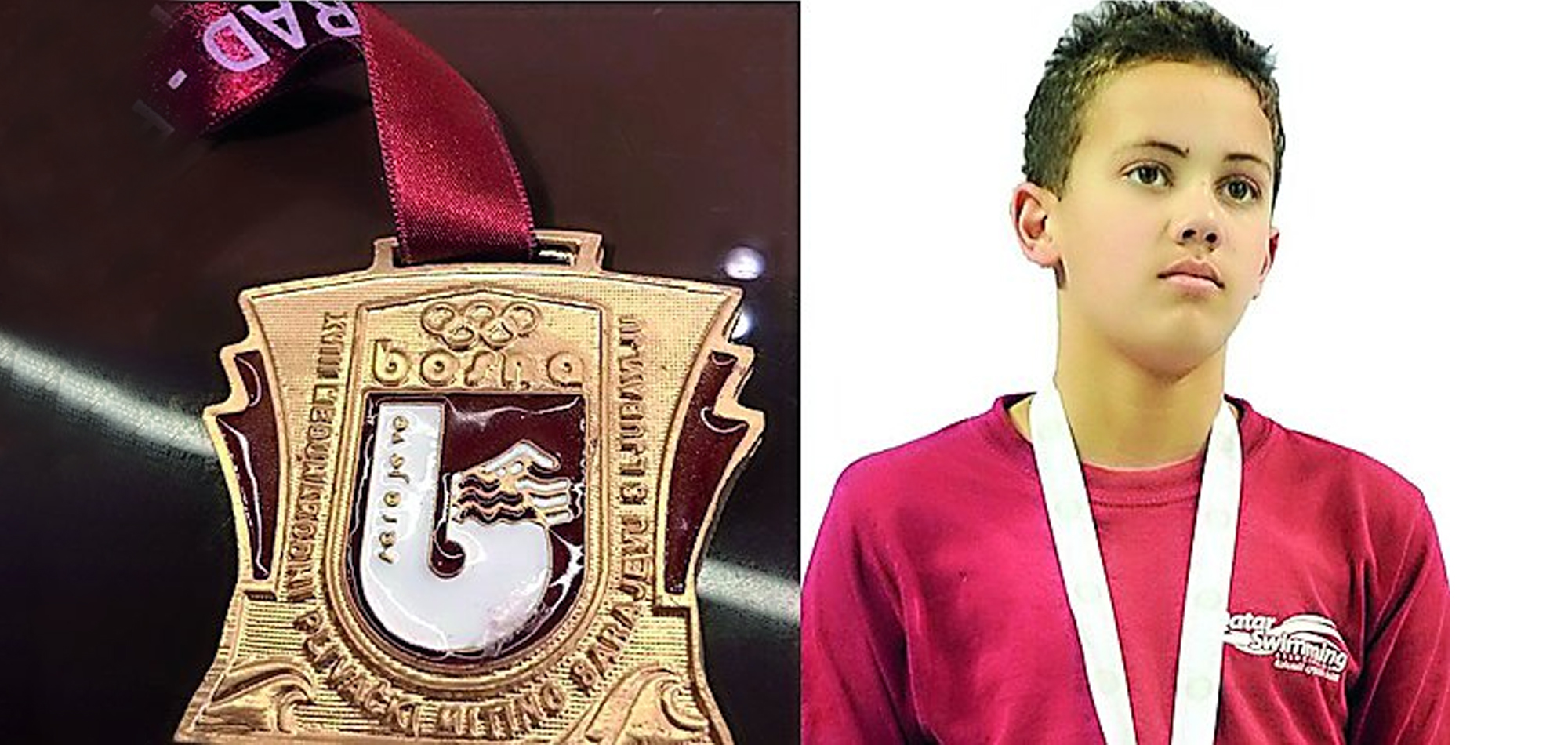  QATARI SWIMMER YOUSUF WINS GOLD IN SARAJEVO