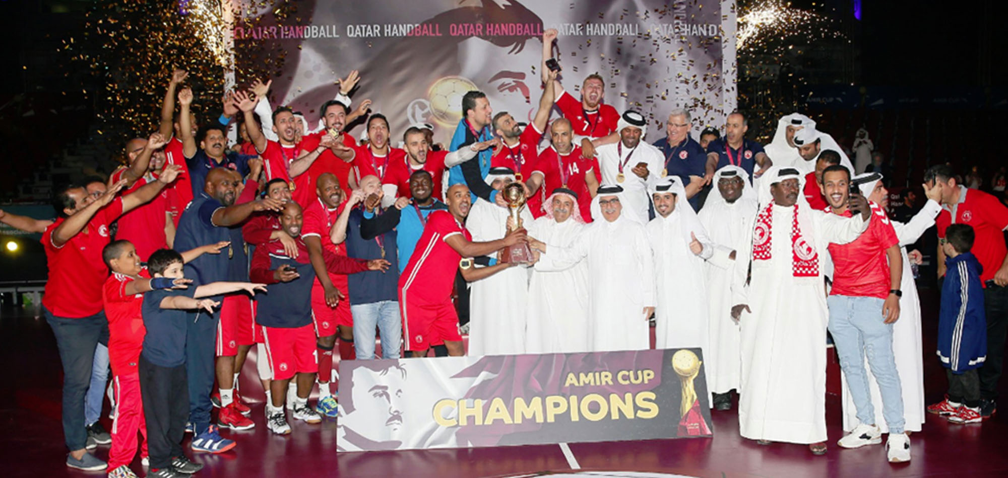 AL-ARABI WIN HH THE AMIR HANDBALL CUP