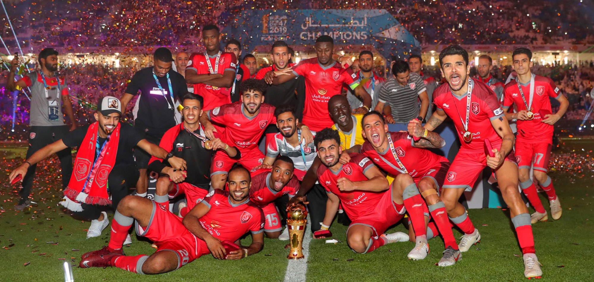 AL DUHAIL CROWNED AMIR CUP CHAMPIONS AS AL SADD REDUCED TO EIGHT MEN