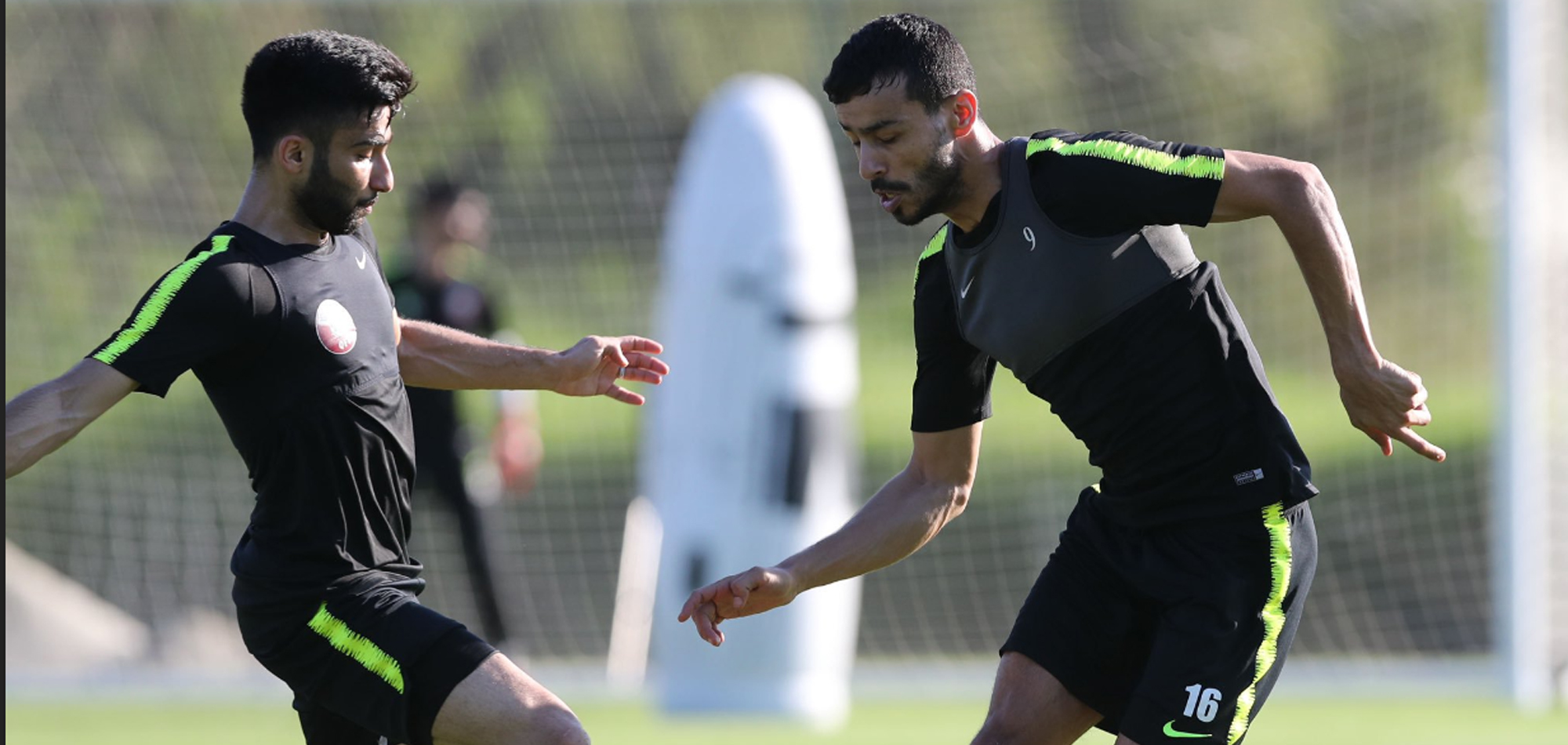 QATAR HIT THE TRAINING PITCH IN BRAZIL