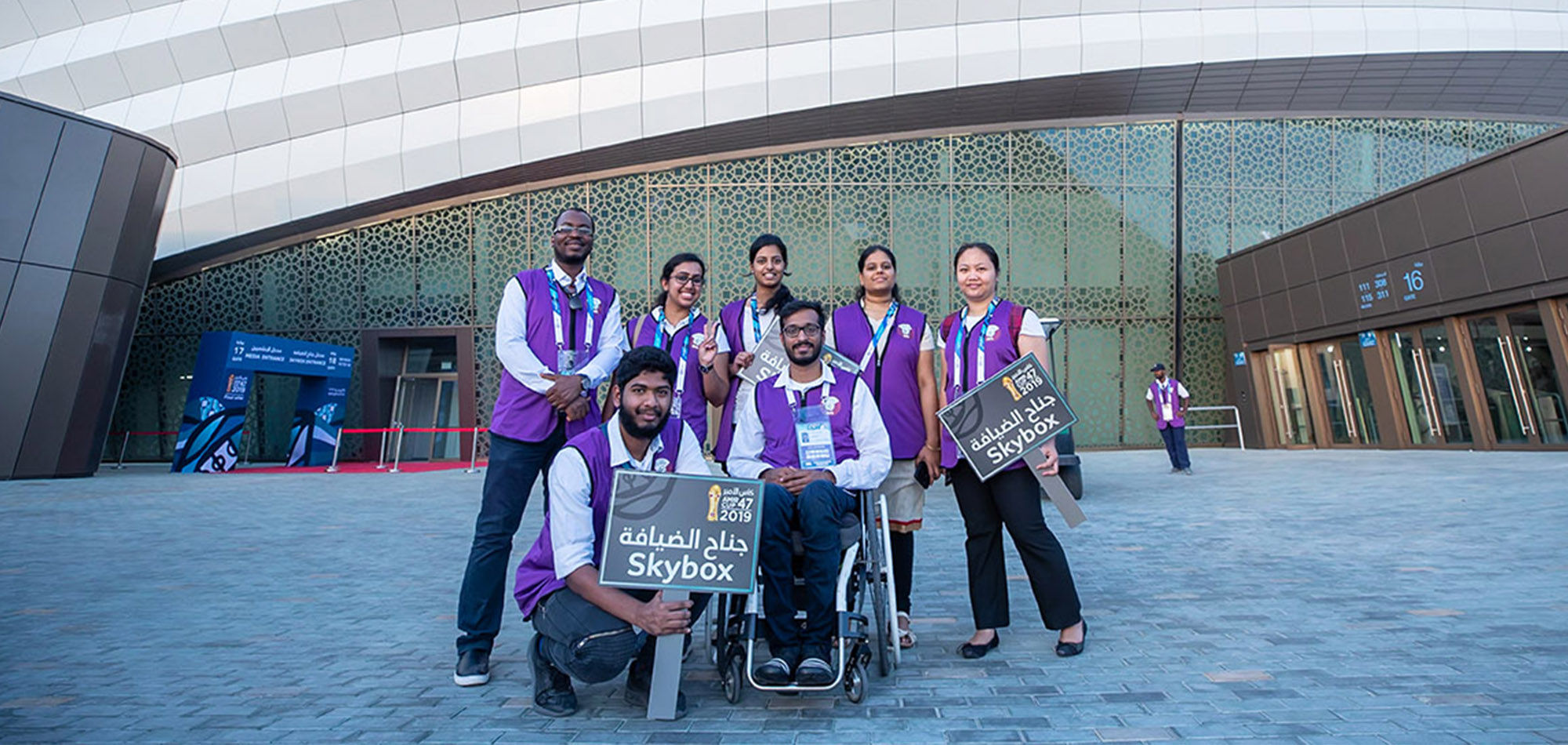 VOLUNTEERS FROM QATAR AND THE REGION HELP DELIVER LANDMARK AMIR CUP FINAL