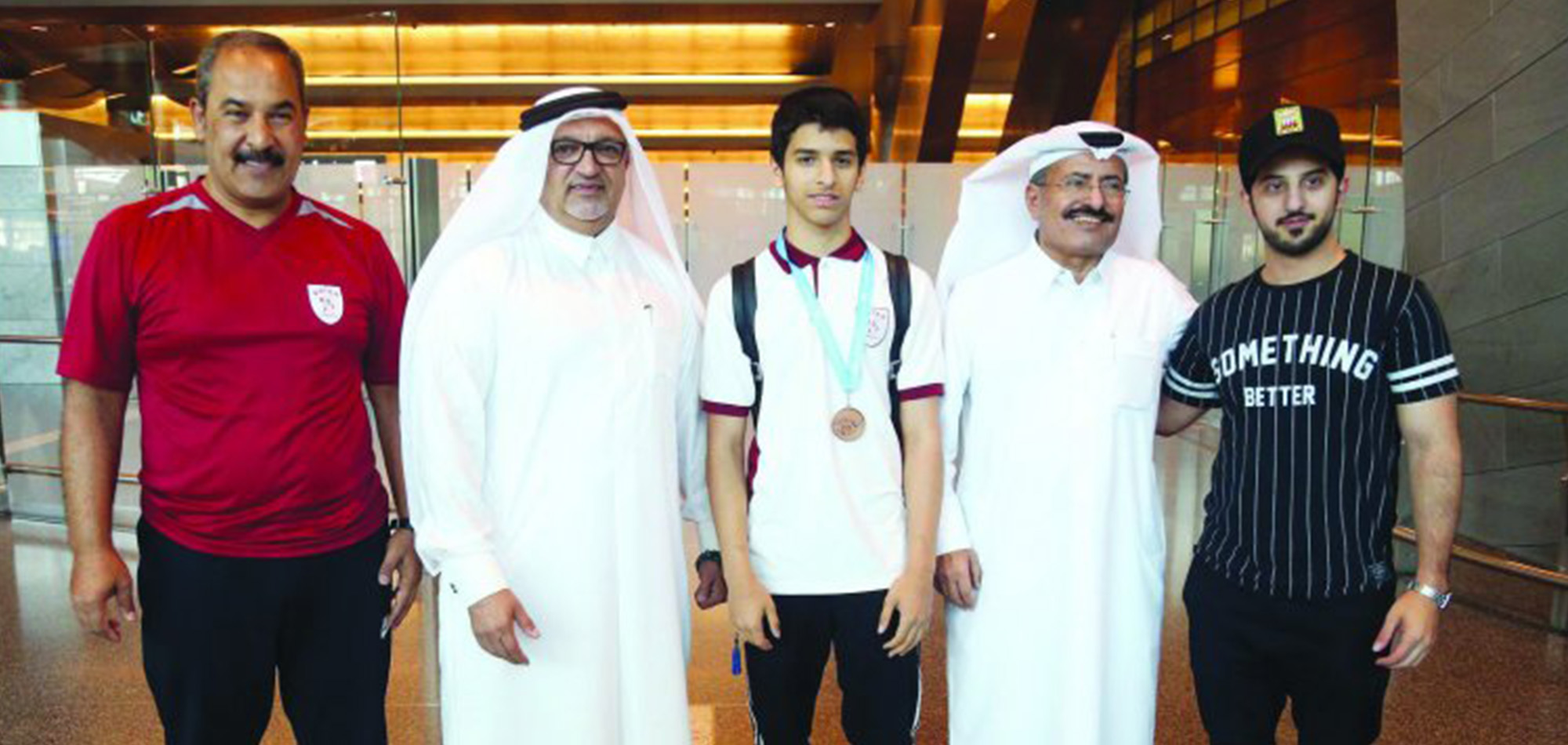 QGF PRESIDENT WELCOMES MEDAL-WINNING AL HARITH