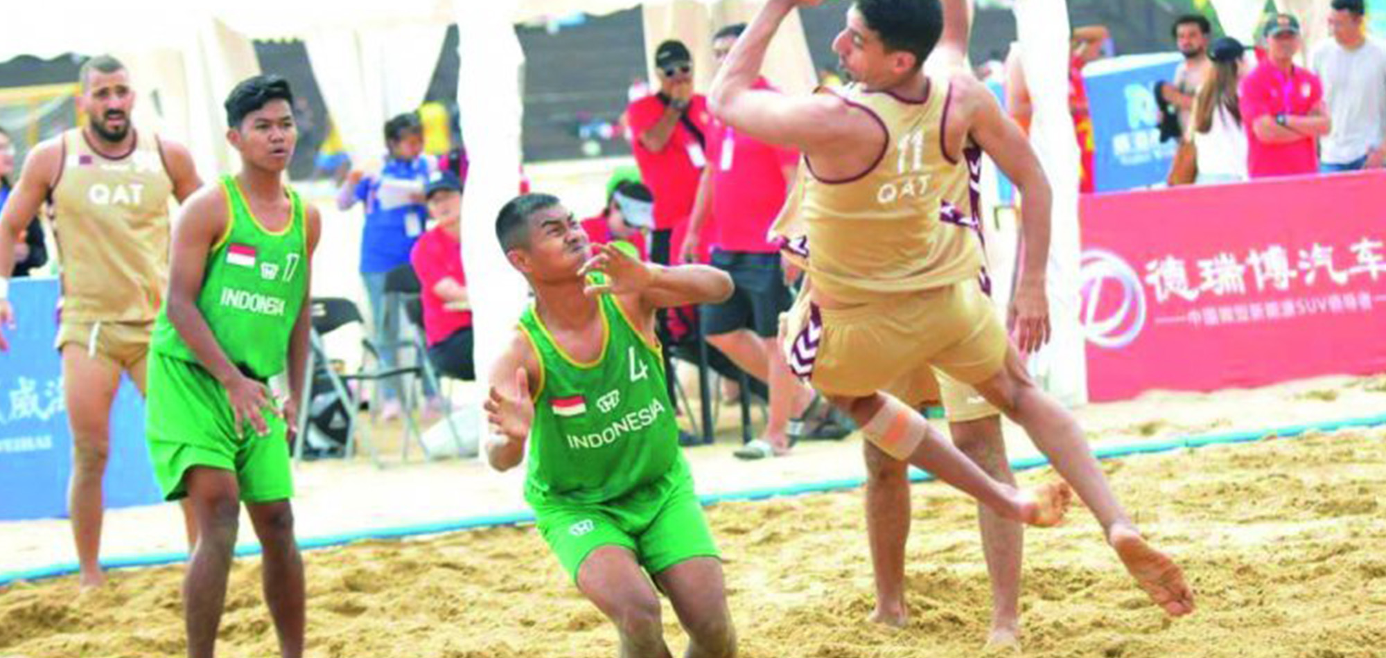 ASIAN BEACH HANDBALL CHAMPIONSHIPS: QATAR CLINCH THIRD WIN IN A ROW