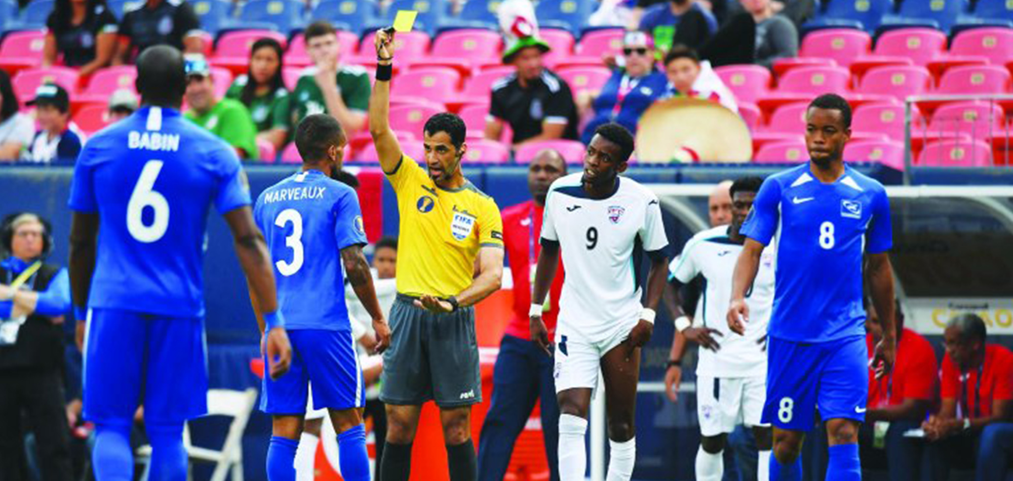 QATARI REFEREE AL JASSIM OFFICIATES AT CONCACAF GOLD CUP