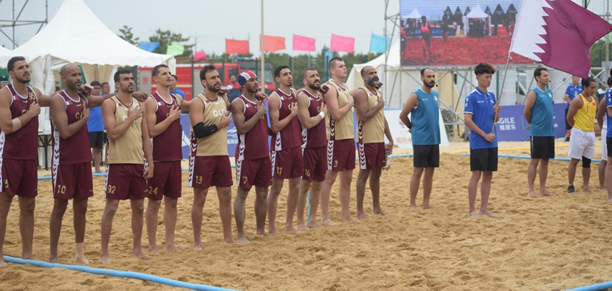 QATAR , IRAN IN SEMIFINALS CLASH OF ASIAN BEACH HANDBALL CHAMPIONSHIP