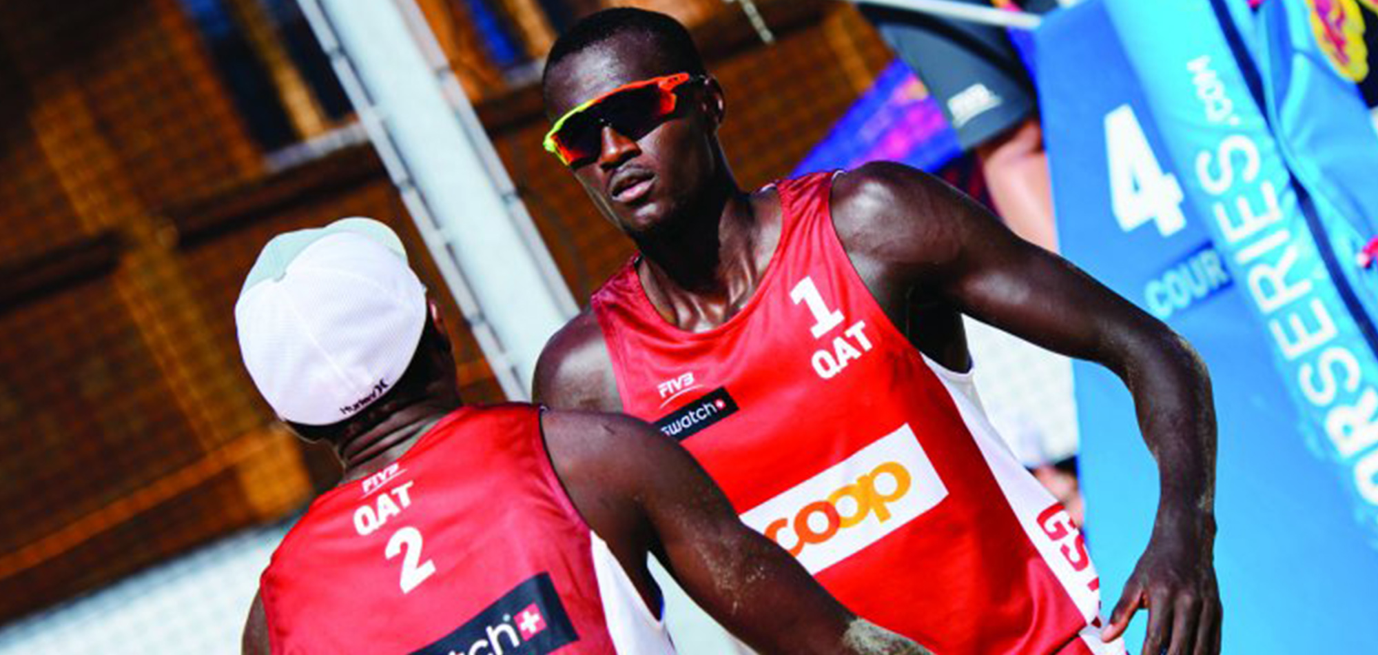 FIVB WORLD TOUR: CHERIF, TIJAN FINISH FIFTH IN GSTAAD