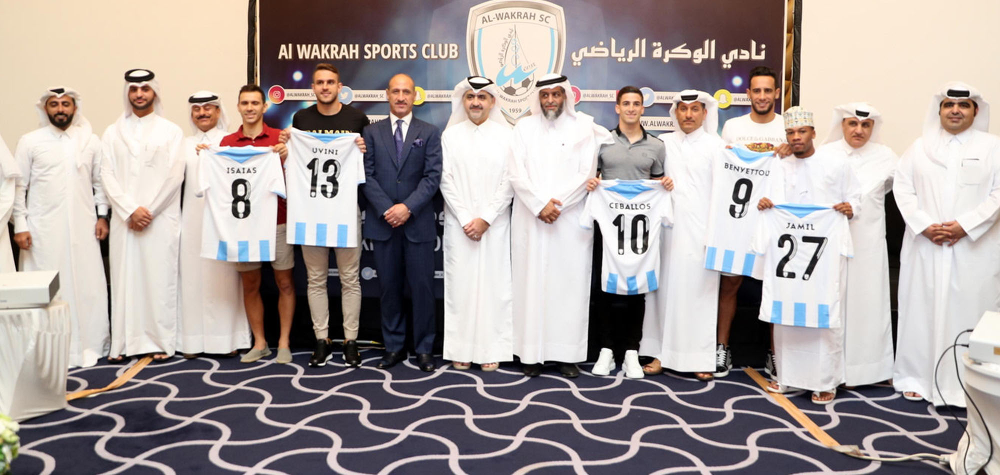 AL WAKRAH UNVEIL FOUR NEW PLAYERS, RETAIN AL AHMADI