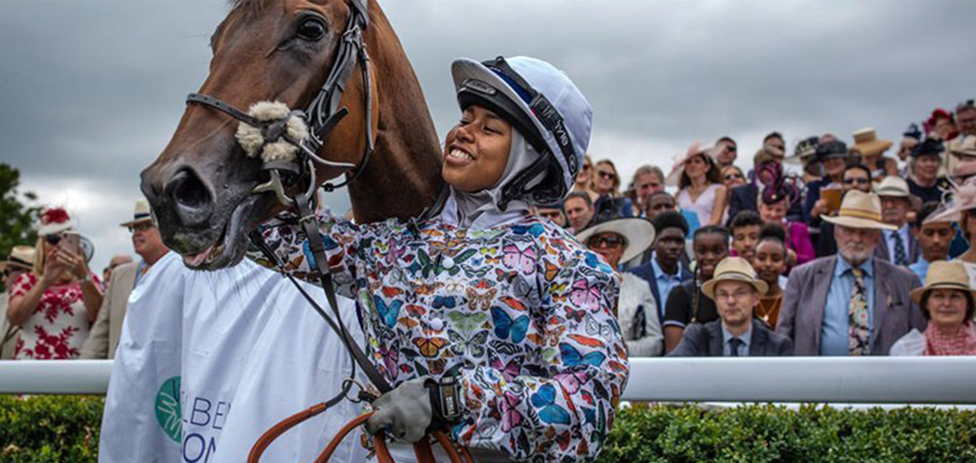 KHADIJAH: FIRST WOMAN TO RIDE COMPETITIVELY IN THE UK WEARING A HIJAB 