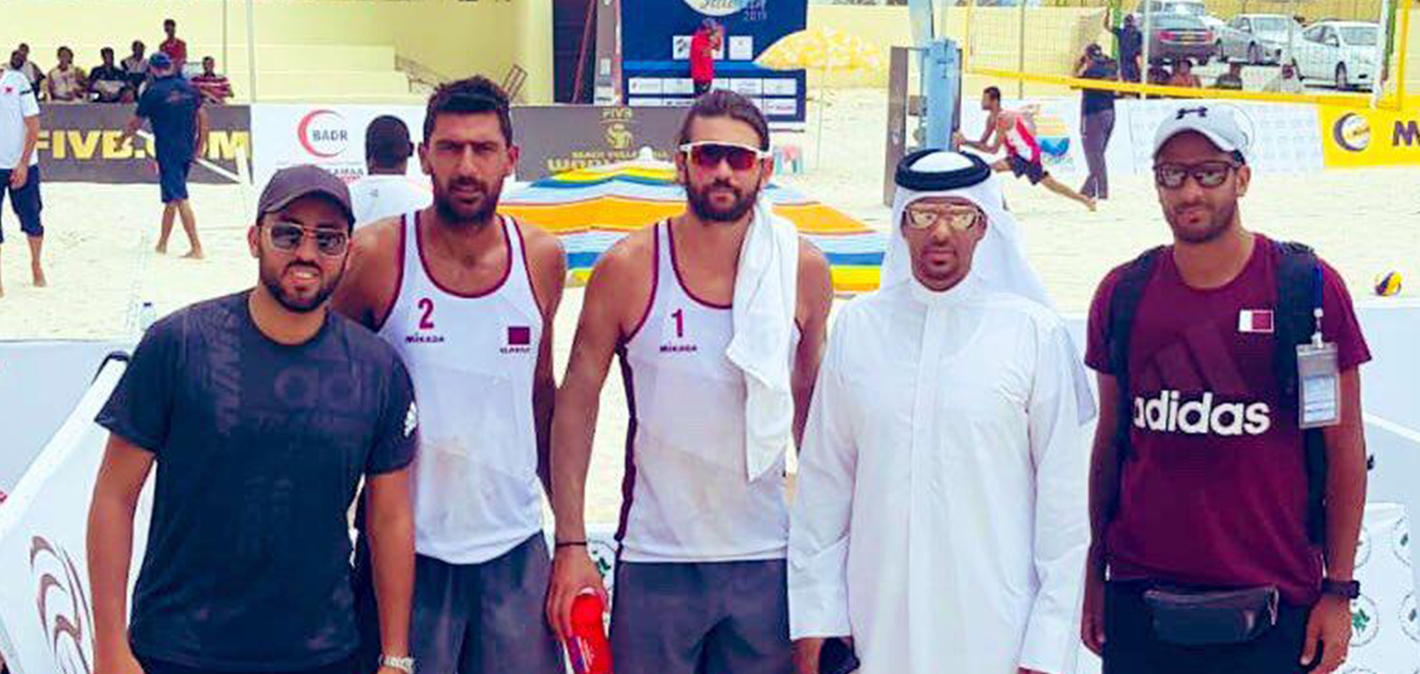 QATAR TEAM B TO THE ARAB BEACH VOLLEYBALL FINAL