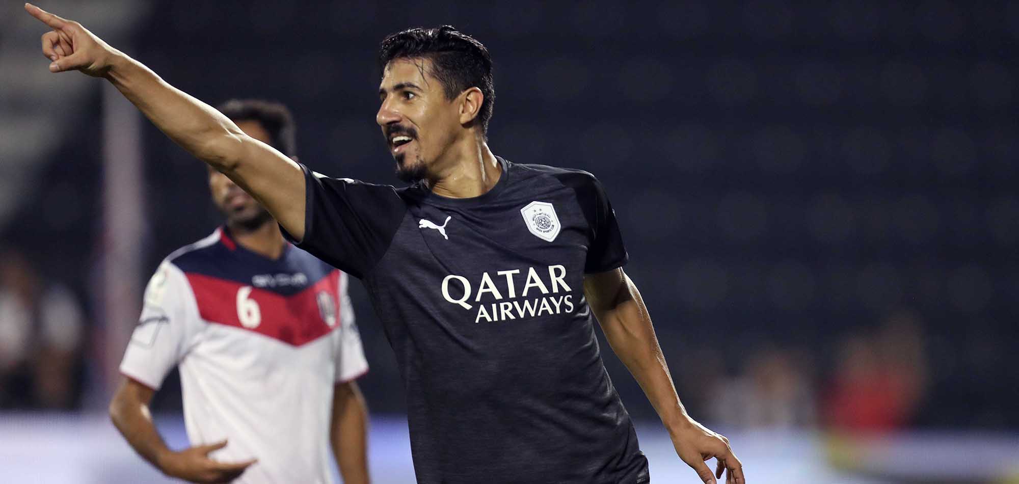  BOUNEDJAH FIRES FOUR GOALS AS AL SADD THRASH AL SHAHANIA