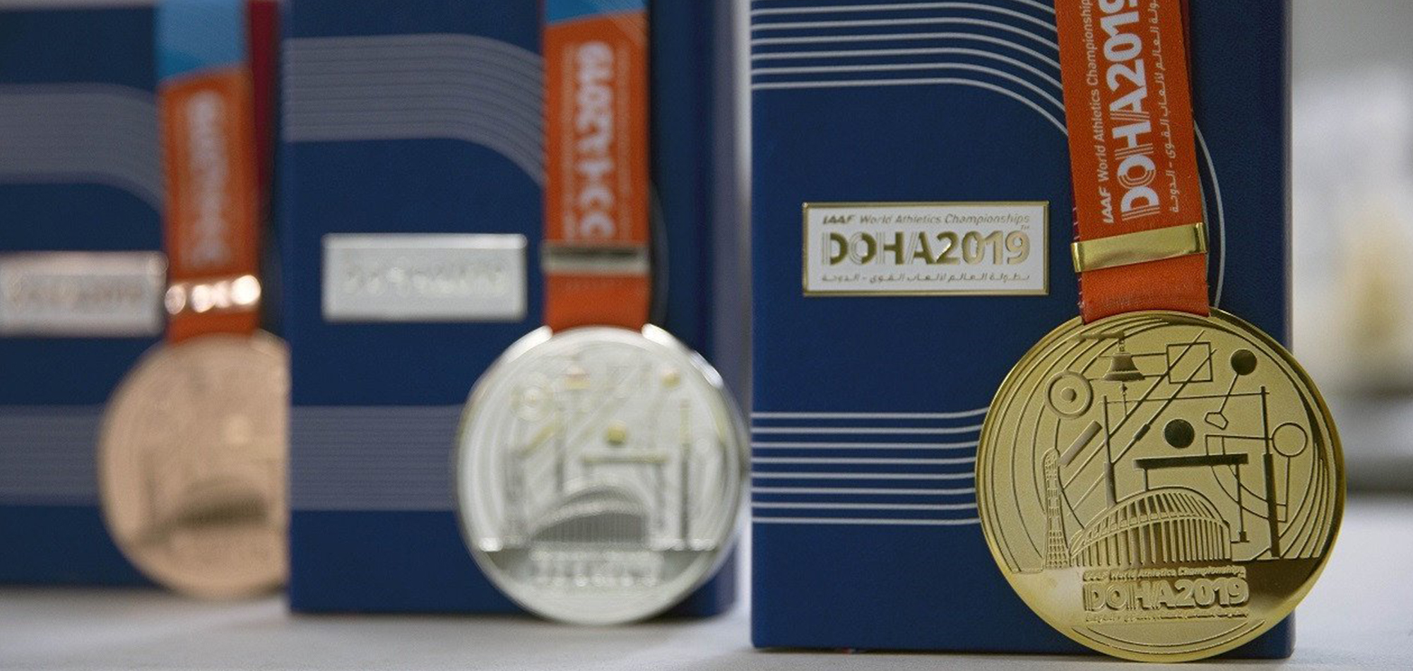 IAAF WORLD ATHLETICS CHAMPIONSHIPS DOHA 2019 MEDALS