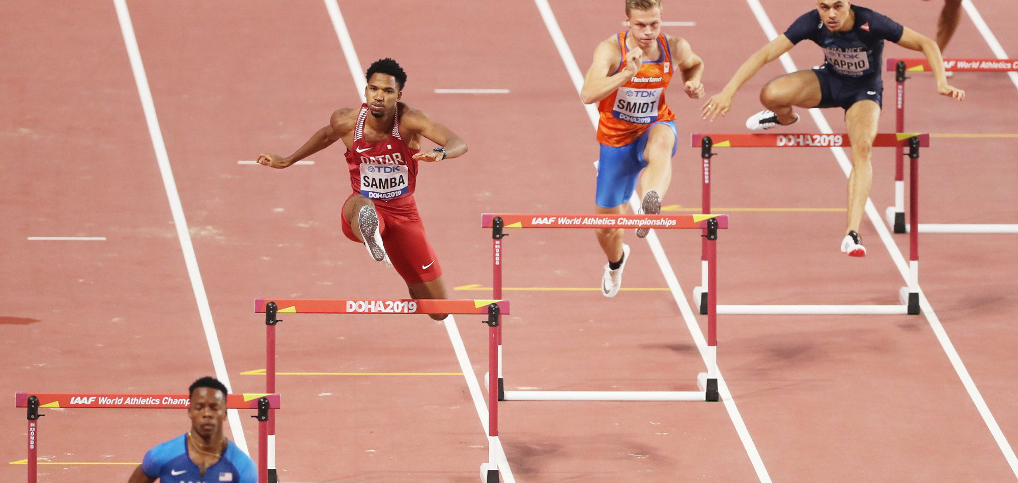 SAMBA QUALIFIES FOR 400M HURDLES FINAL