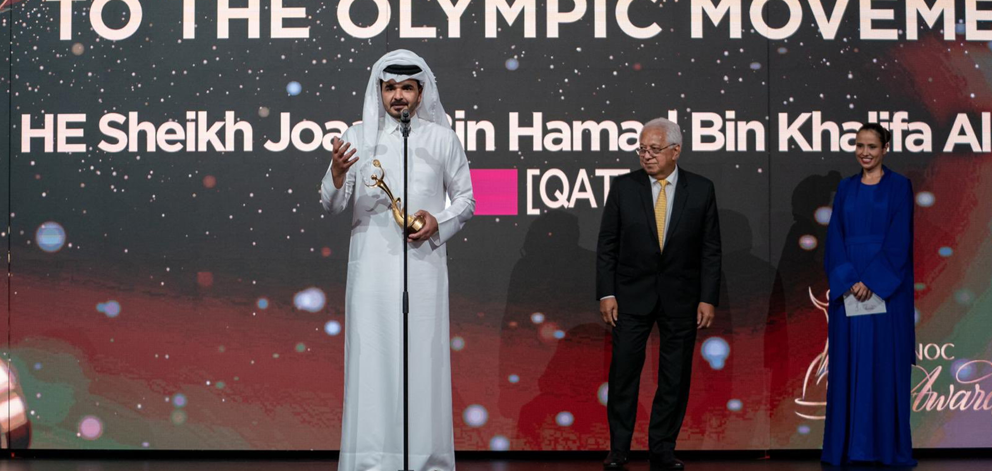 Sheikh Joaan recognised for contribution to the Olympic Movement at the 6th ANOC Awards