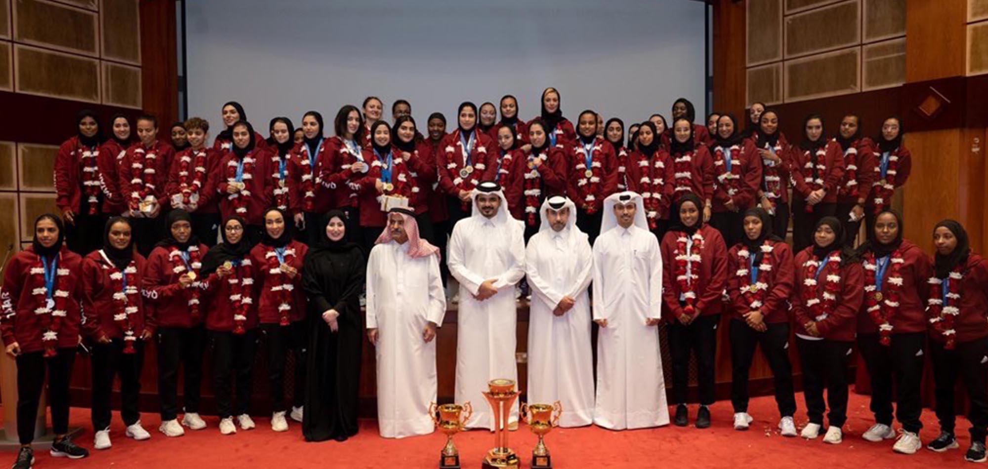 Sheikh Joaan Honors Team Qatar Athletes