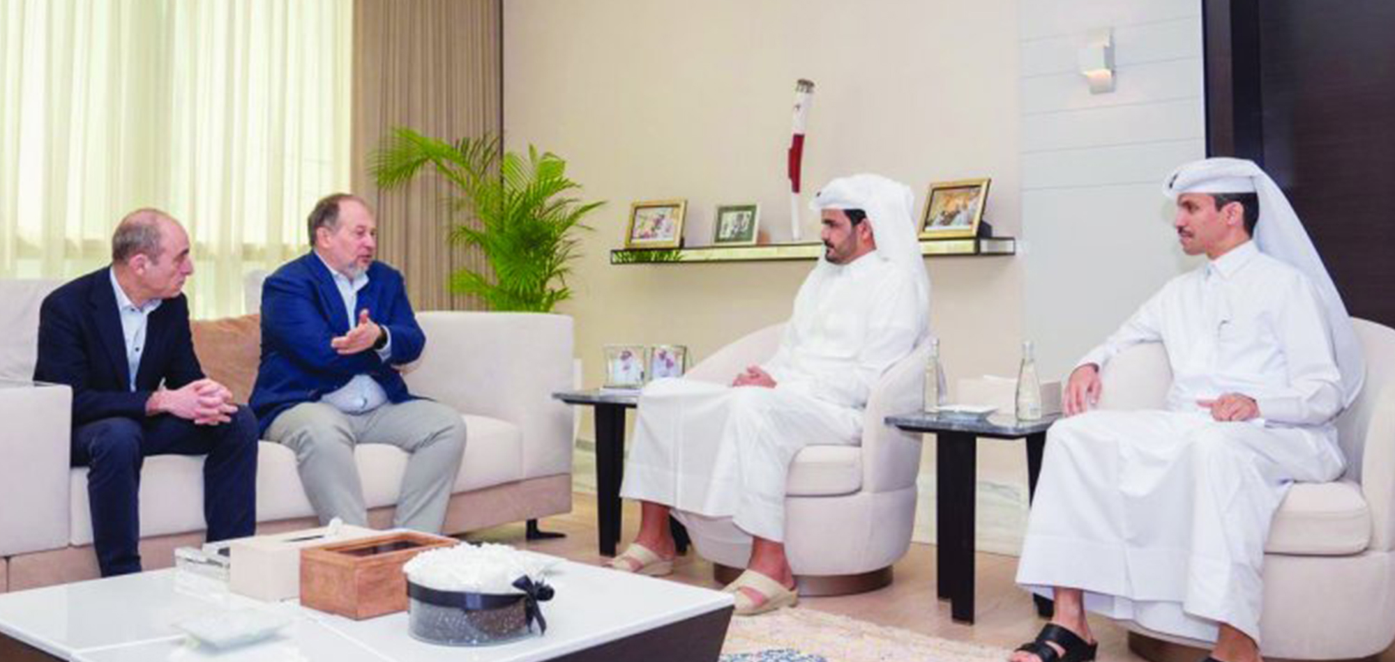 Sheikh Joaan Meets President of International Shooting Sport Federation