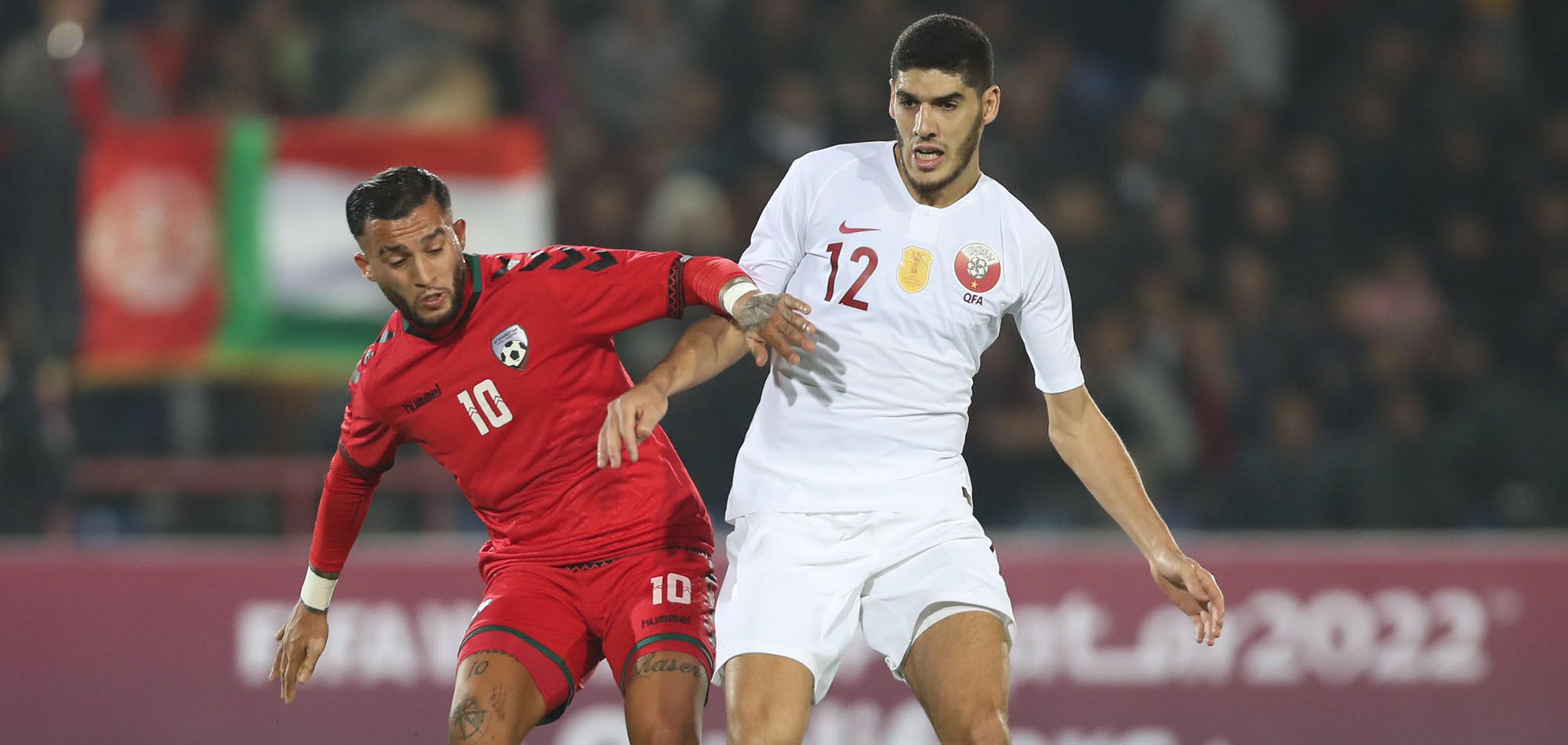 Qatar defeats Afghanistan 1-0 in the 2022 FIFA World and 2023 Asian Cup joint qualification