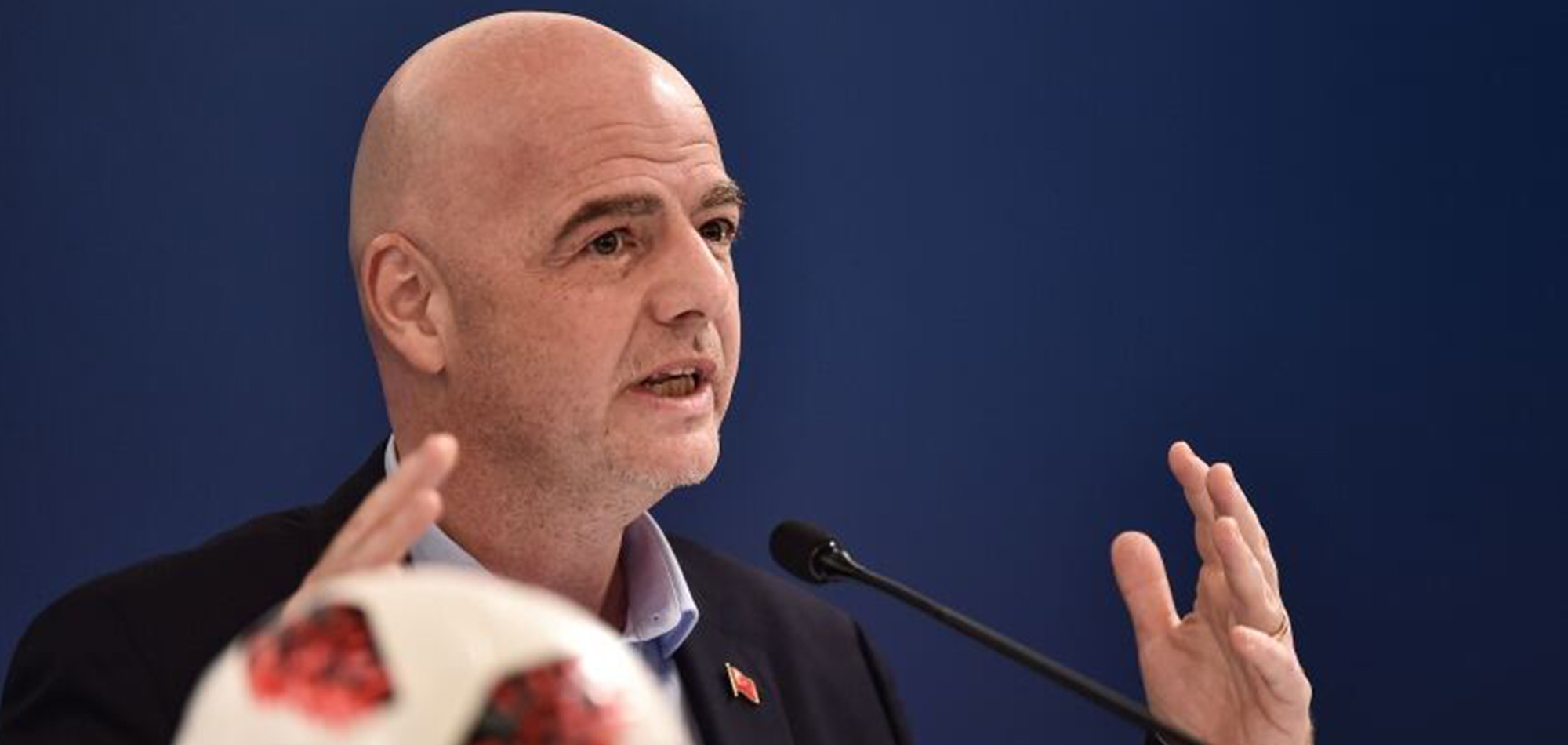 Infantino discusses ideas for global football in Doha 