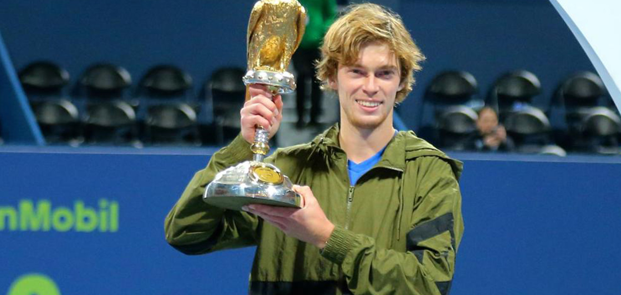 RUBLEV CRUSHES MOUTET TO CLAIM QATAR EXXONMOBIL OPEN TITLE