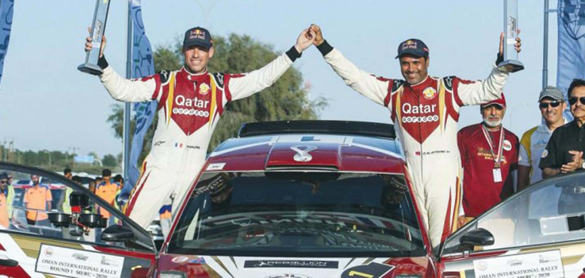 Qatar’s Al Attiyah romps to sixth victory in Oman rally