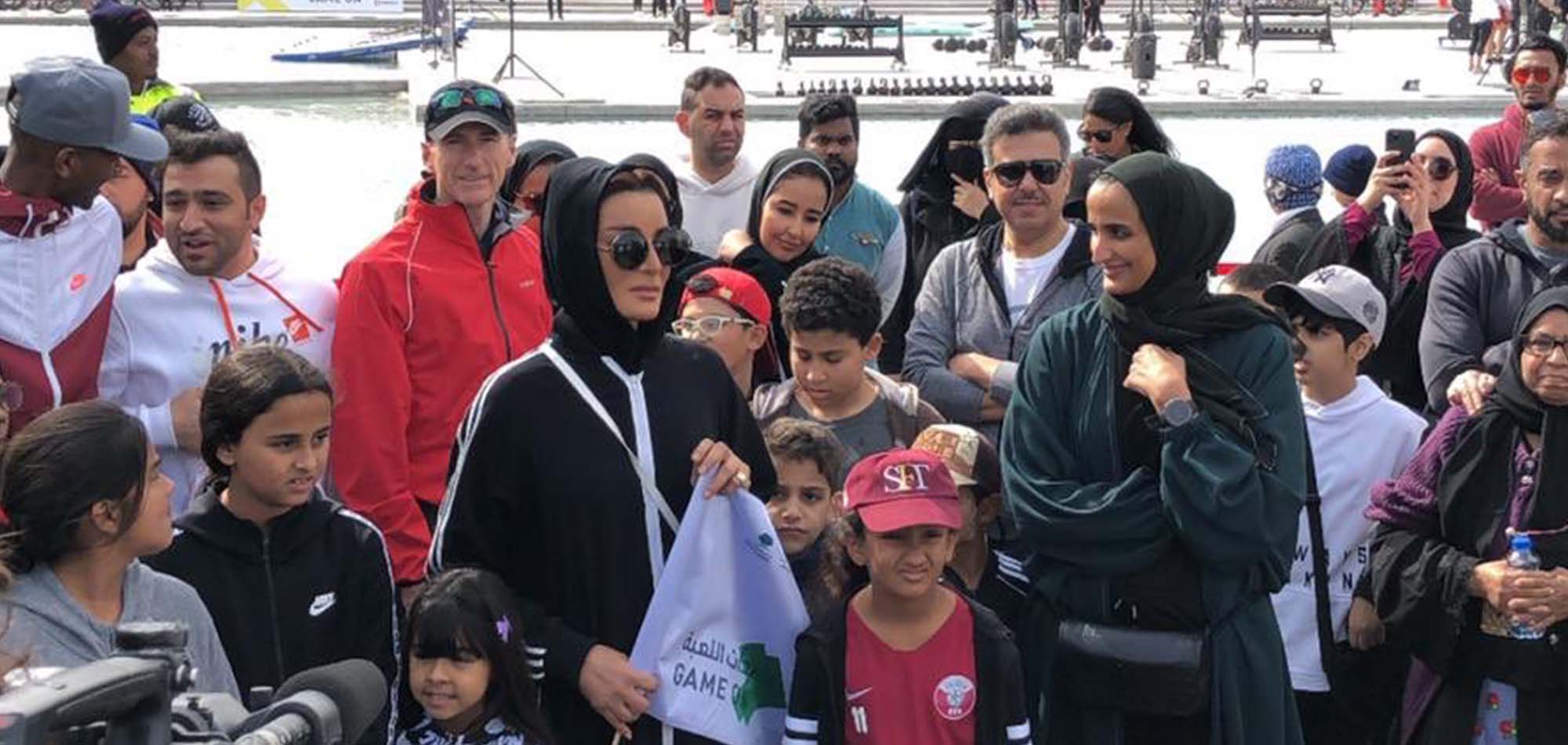 SHEIKHA MOZA ATTENDS QATAR FOUNDATION’S NATIONAL SPORT DAY CELEBRATIONS