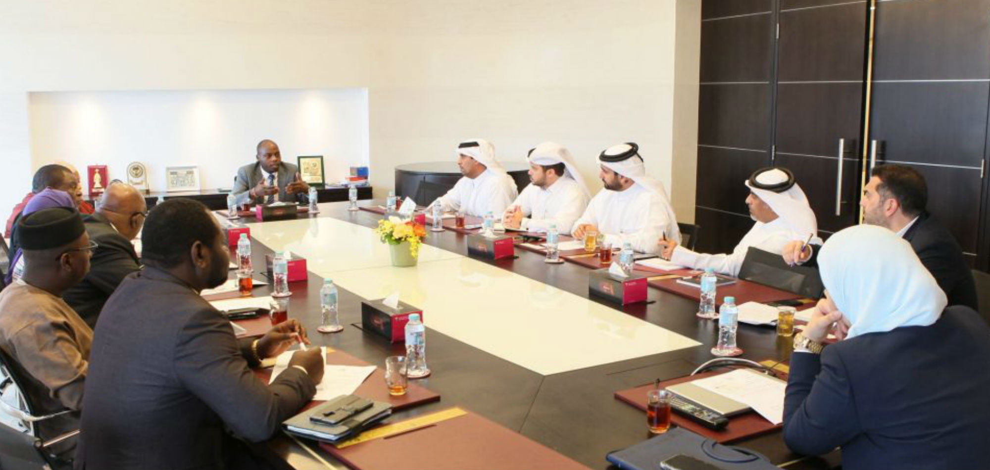 QFA Holds Meeting with African Envoys in Qatar