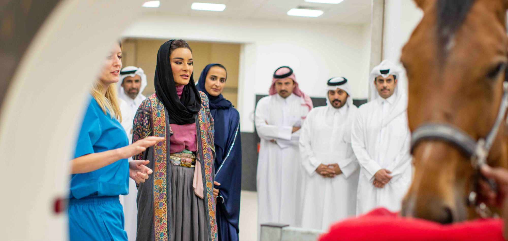 Her Highness Sheikha Moza bint Nasser opens QF’s Equine Veterinary Medical Center