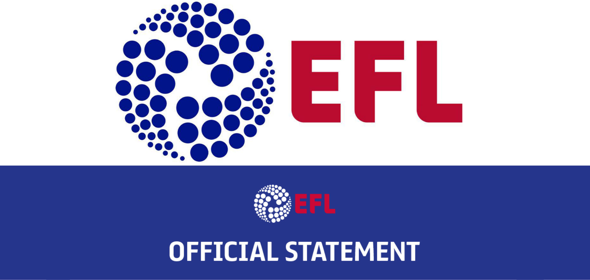 All Professional Football in England Postponed - Full EFL Statement