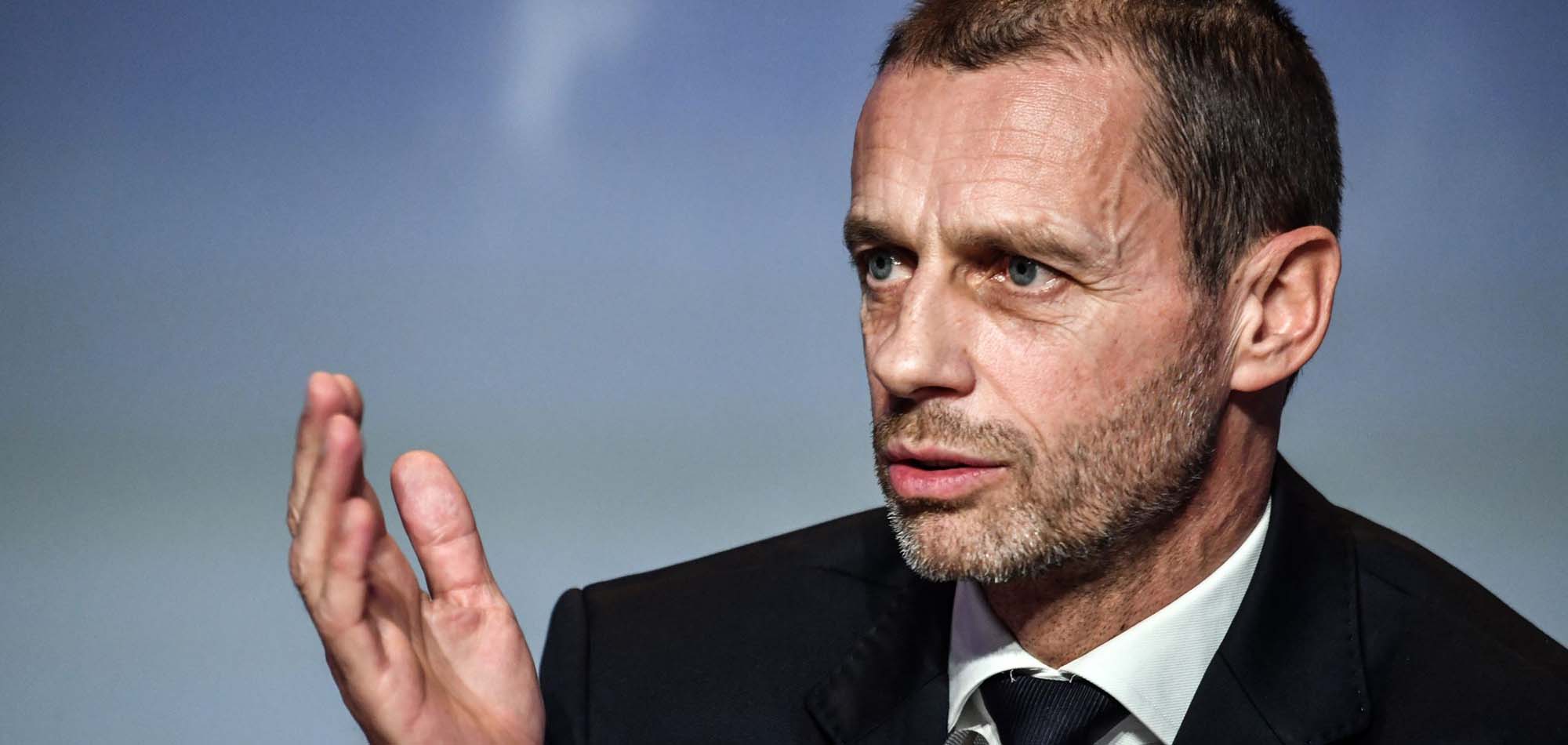 UEFA president Ceferin said leagues ready to play behind closed doors