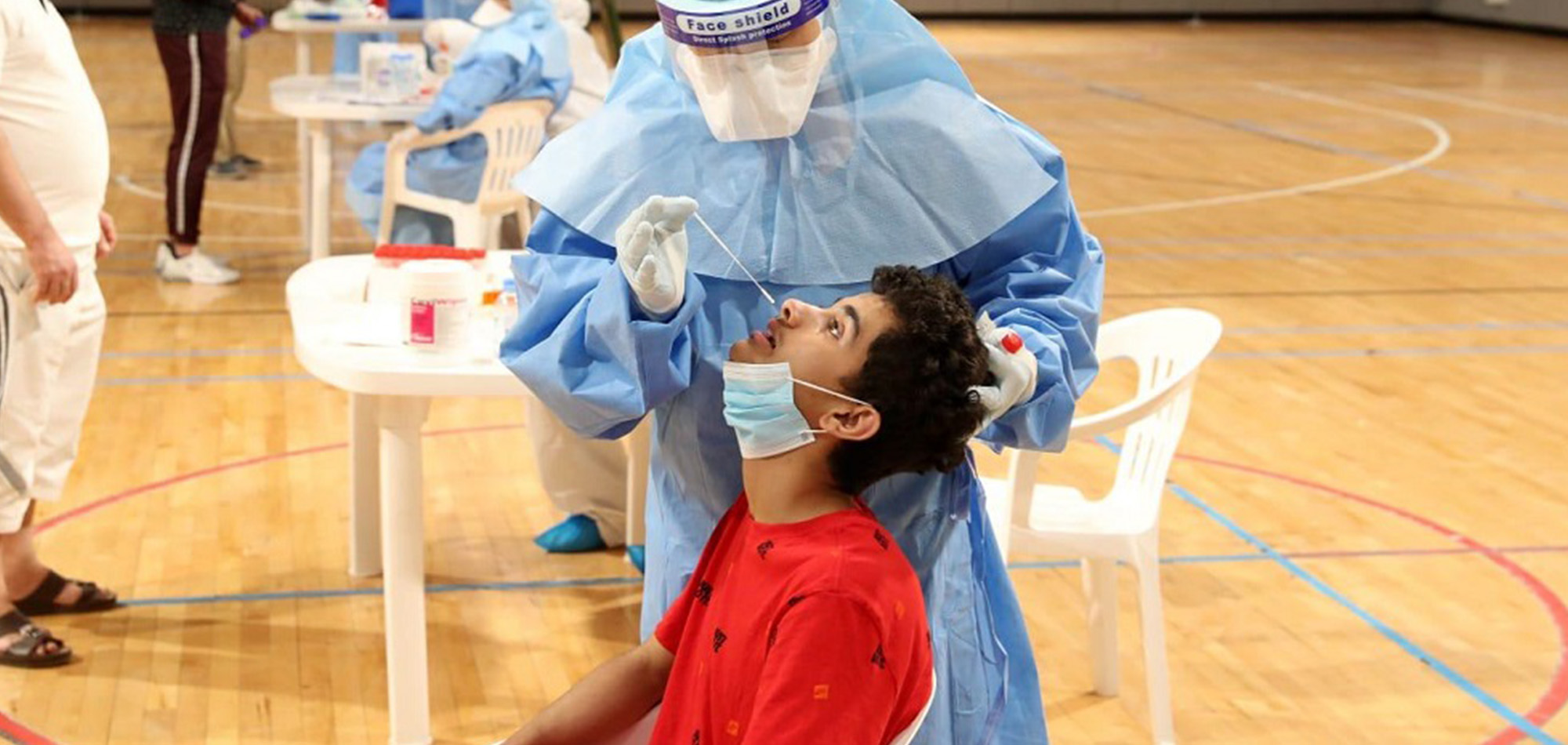 Team Qatar athletes take Coronavirus tests