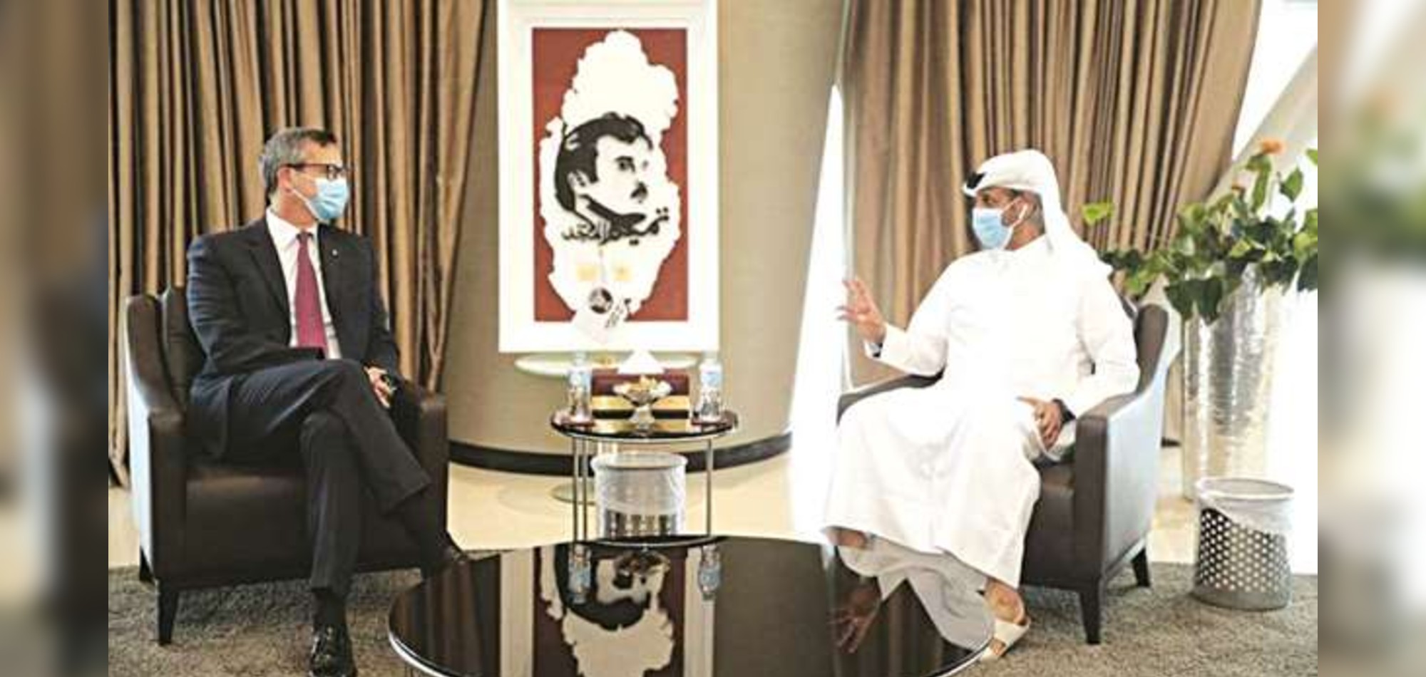 QFA President meets Italy’s ambassador to Qatar