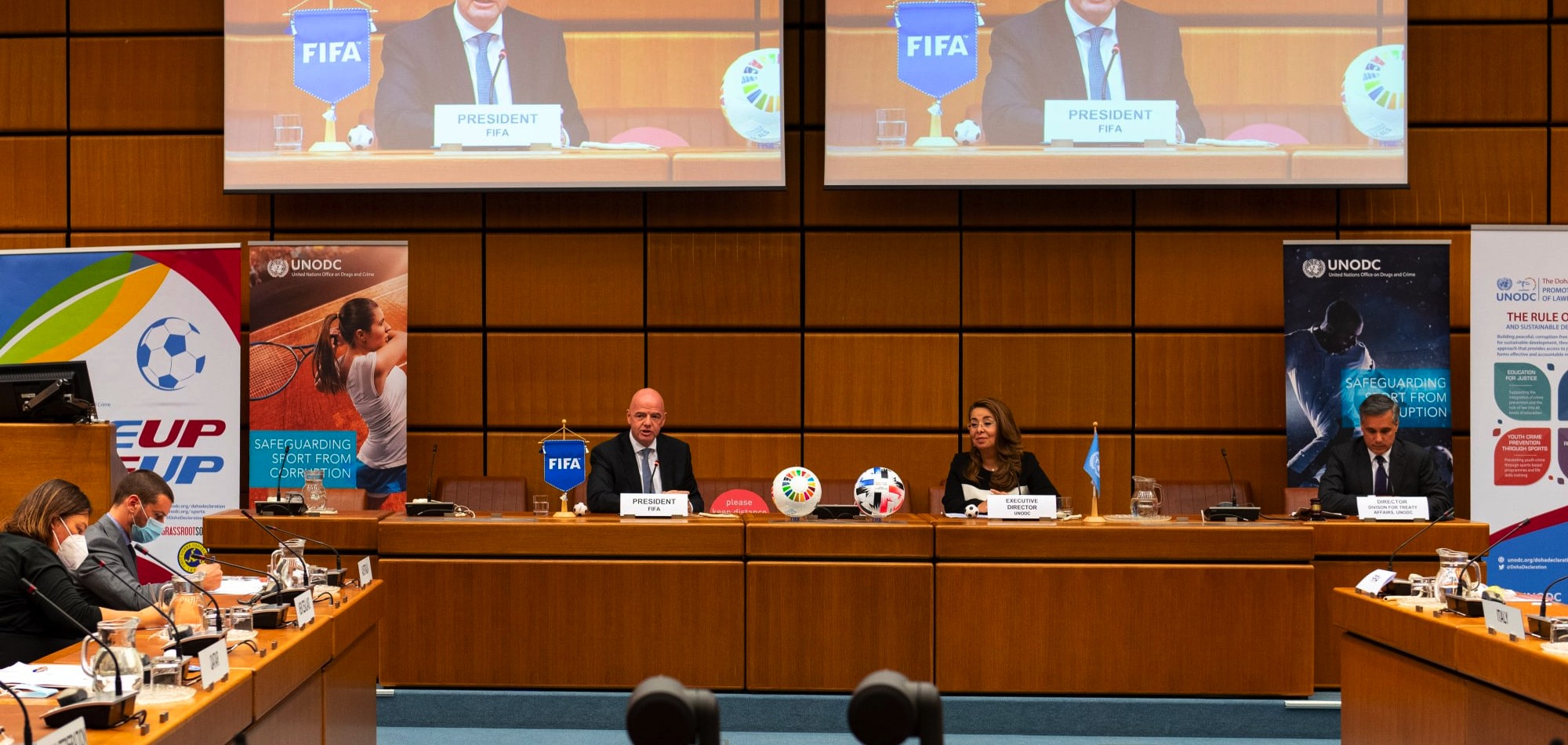 UNODC, FIFA partner to kick out corruption and foster youth development through football