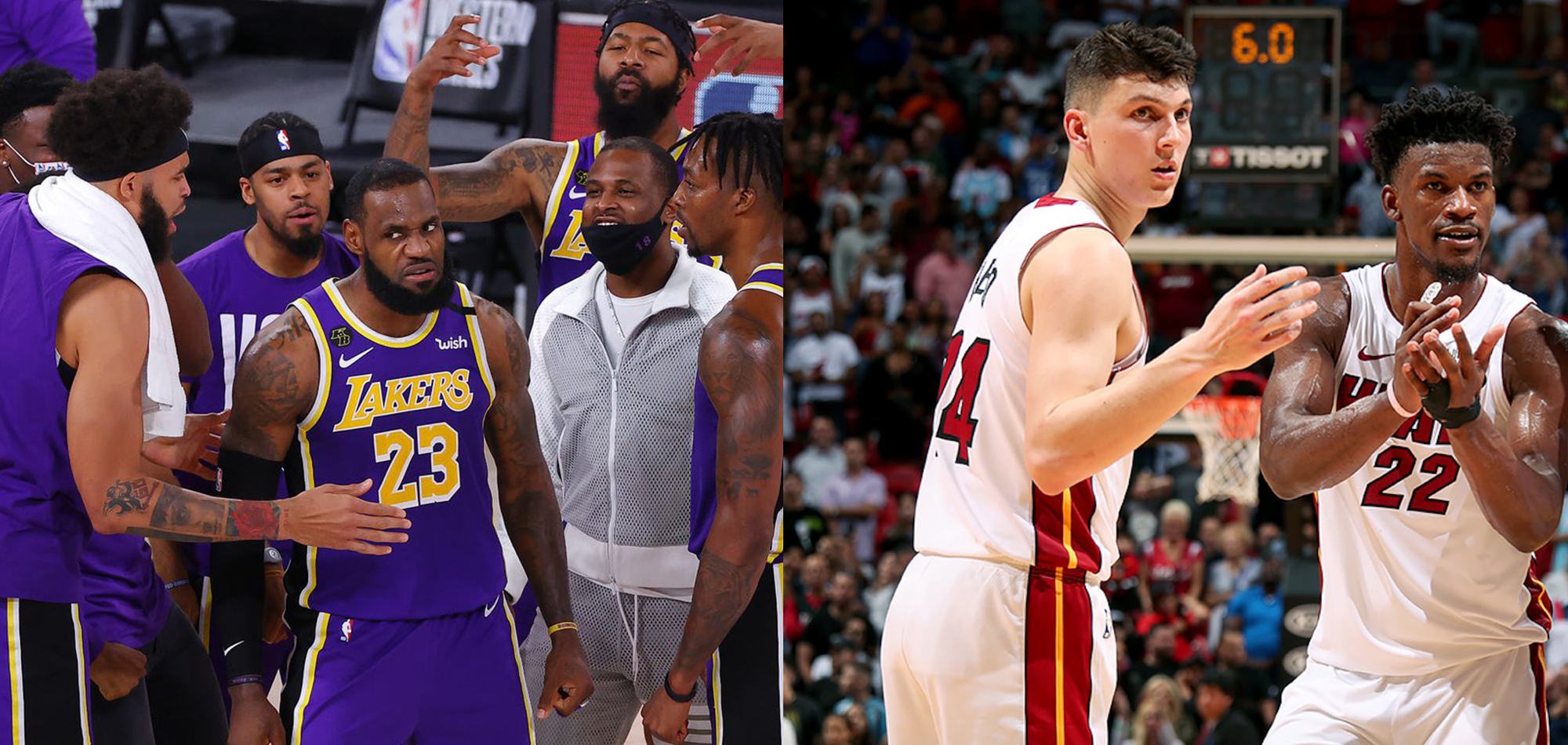 The Los Angeles Lakers are set to face the Miami Heat tonight in game 1 of the NBA Finals. 