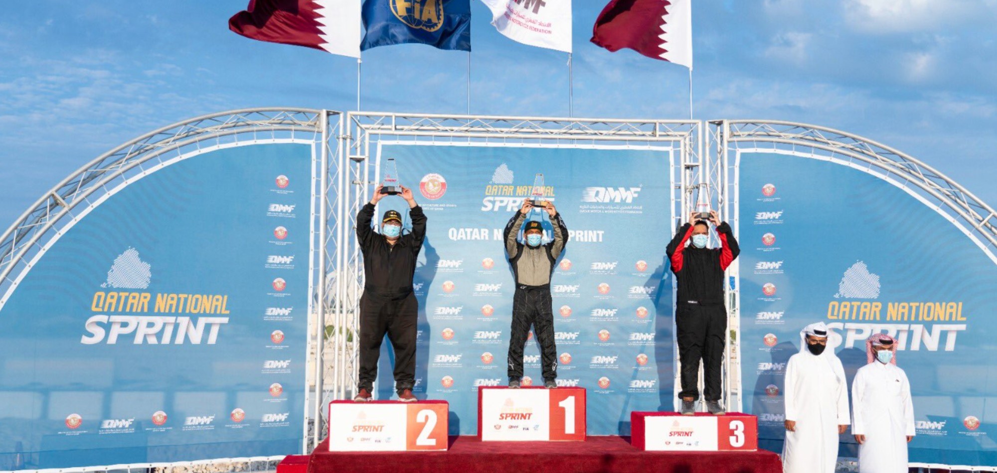 The QMMF conclude the fourth round of the Qatar National Sprint Championship