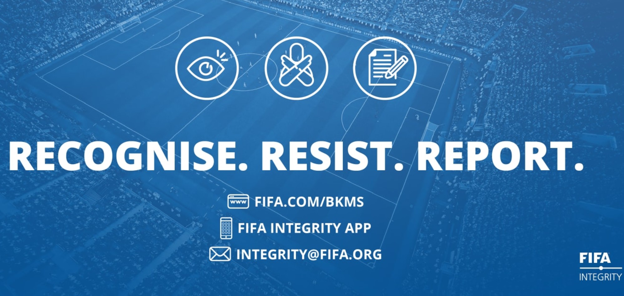 FIFA and UNODC join forces to encourage football to speak out against match-fixing