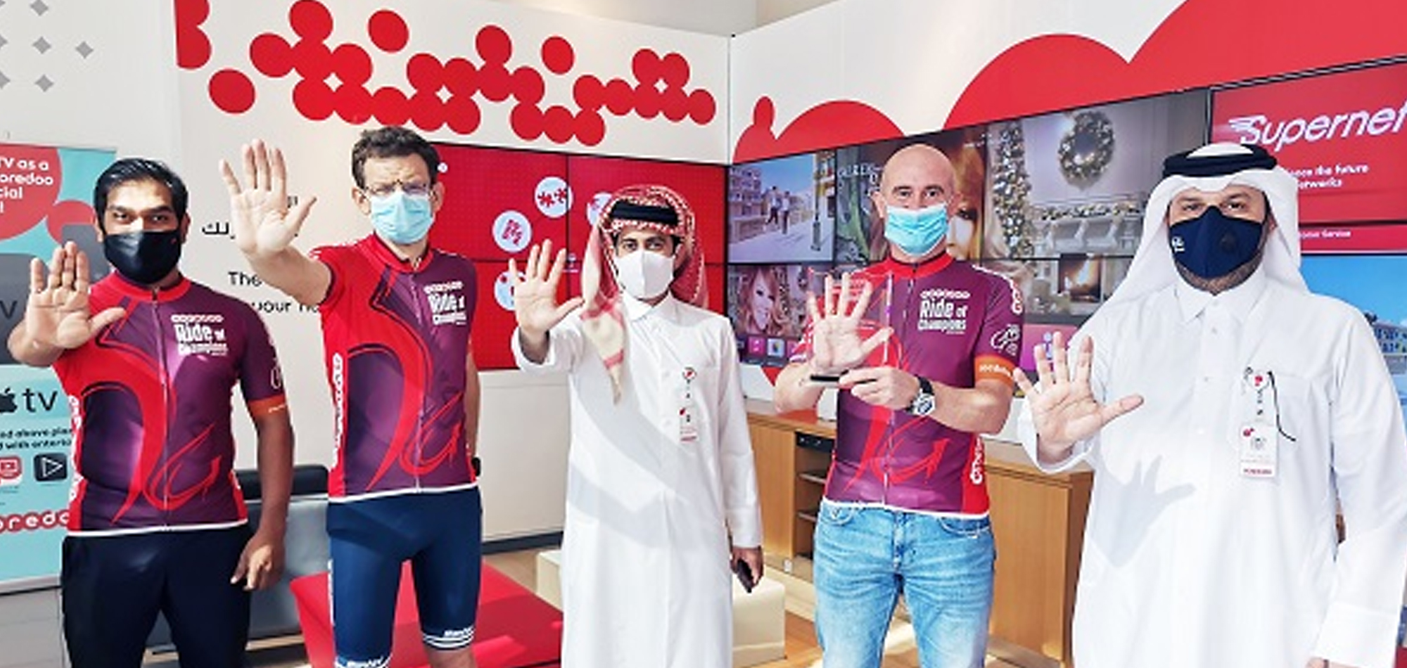 OOREDOO RIDE OF CHAMPIONS’ CORPORATE CHALLENGE TURNS OUT TO BE A HUGE SUCCESS