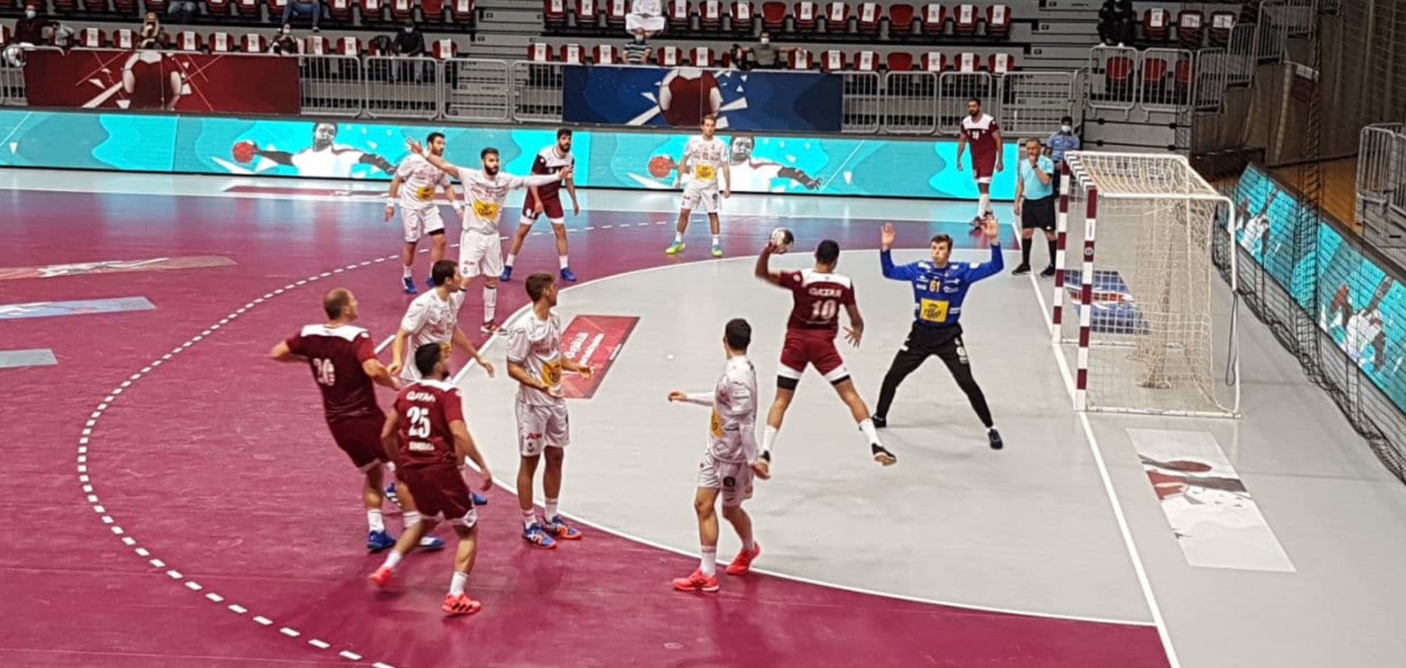 Qatar loses to European Champions Spain in the closing match of the Qatar International Tournament