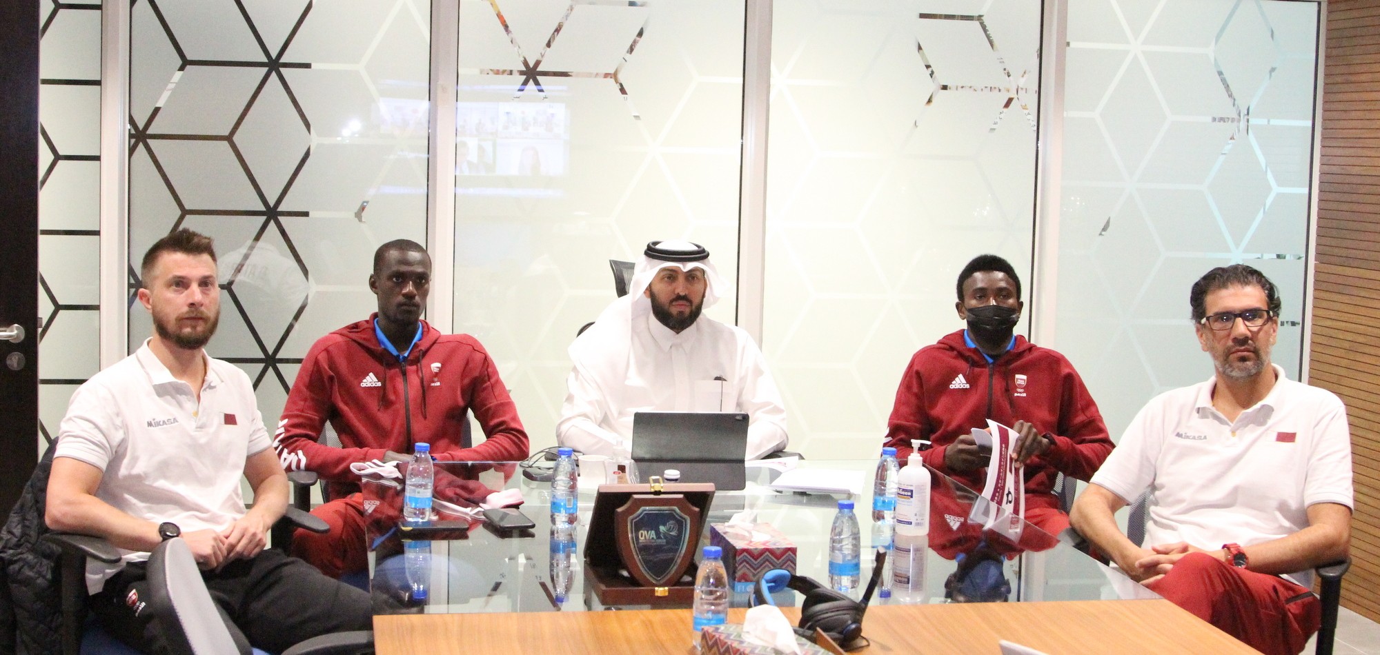 Qatar Volleyball Association and Japanese Chita City Council Hold Virtual Meeting