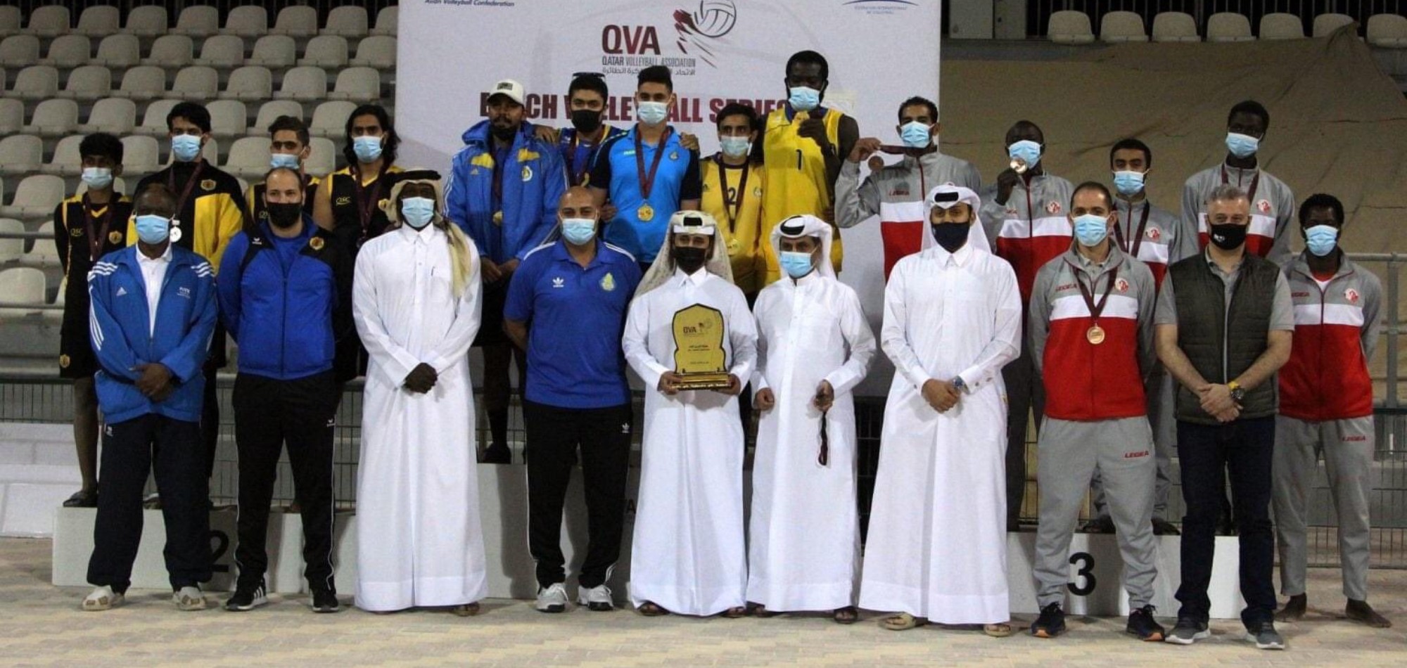 Al Gharafa crowned champions of first BVB league in Qatar